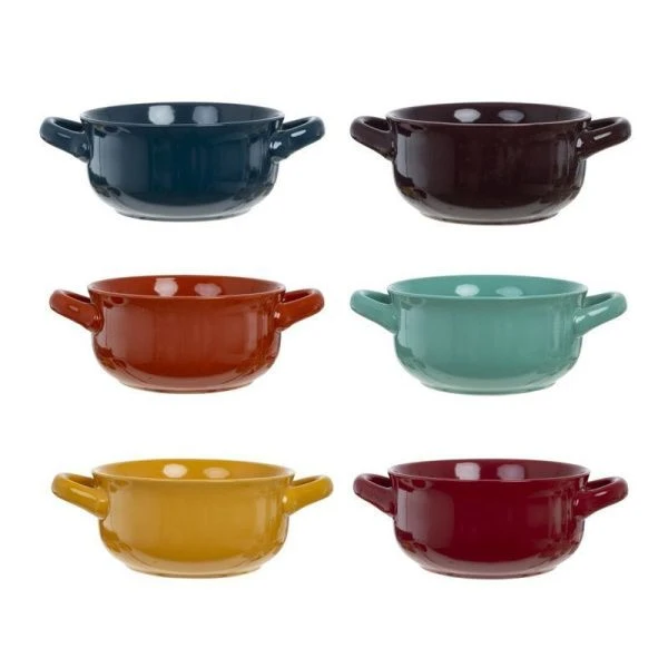 Бульонница 800мл фарфор 21*15*7,5см 6 видов (72)