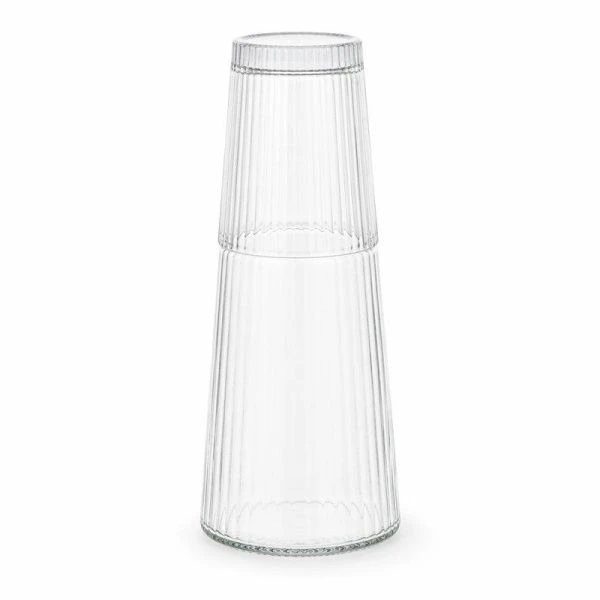 Графин 900мл 23*14,5см с крышкой-стаканом 240мл 9,5*7,5см стекло в подарочной коробке (24)