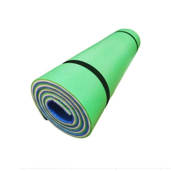 Коврик туристический Camping 12 вспененный пенополиэтилен Isolon 1800*600*12мм  син/бел/зел