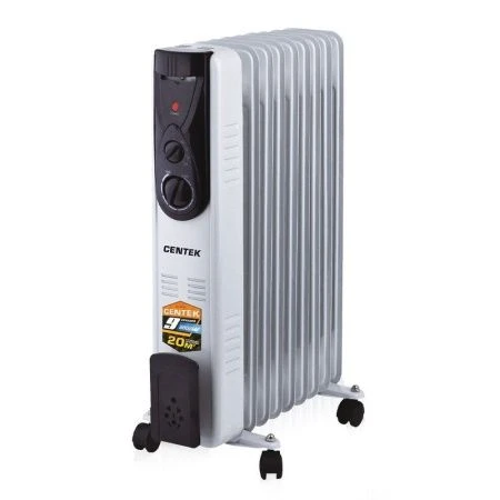 Обогреватель масляный Centek CT-6201 2000Вт 9 секций 20м, 3 режима, терморегулятор, защ.от перегрева