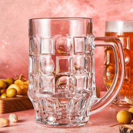 Кружка пивная 500мл стекло ПАБ (6)