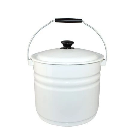 Ведро 10л эмаль белое с крышкой 41204-222-У (2)
