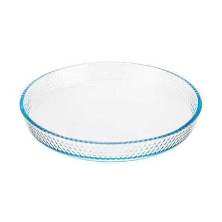 Форма для запекания 260*45мм стекло круглая соты Dariis (6)