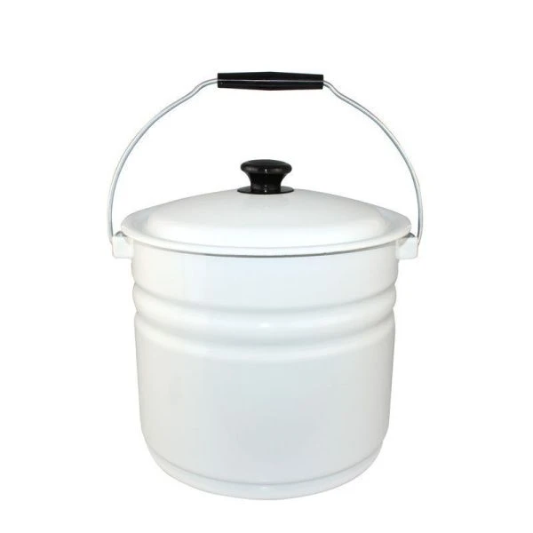 Ведро 10л эмаль белое с крышкой 41204-222-У (2)