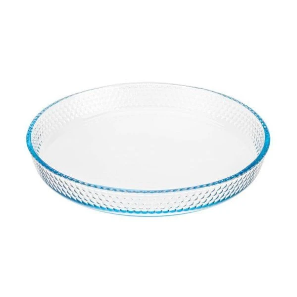 Форма для запекания 260*45мм стекло круглая соты Dariis (6)