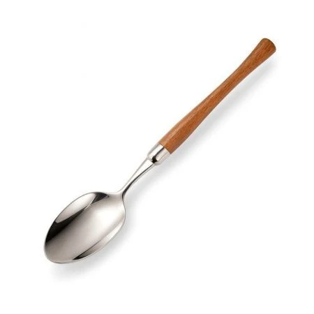 Ложки столовые набор 6шт 21*4см нерж.сталь Wood V с дерев. ручкой (вес 1шт 42,3г) 1610452/JC-15673 (100)
