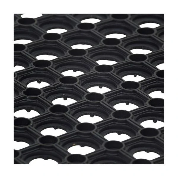 Коврик придверный ячеистый 50*80*2,2см резина грязесборный (5)