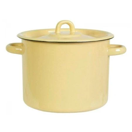 Кастрюля 5,5л эмаль ванильная 21-1617Н (2)