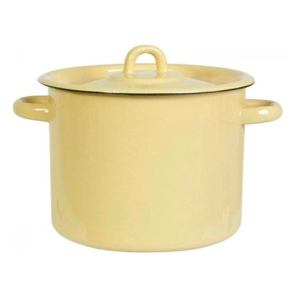 Кастрюля 5,5л эмаль ванильная 21-1617Н (2)