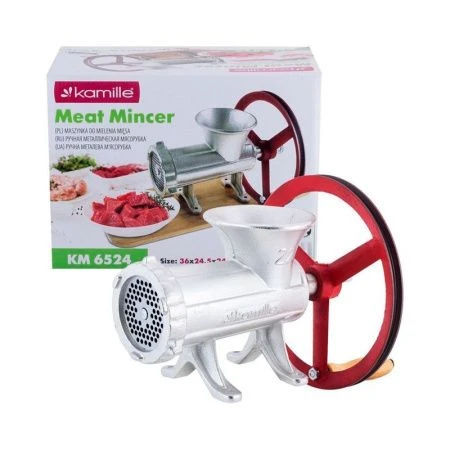 Мясорубка ручная 27,5*13*18см чугун (2)