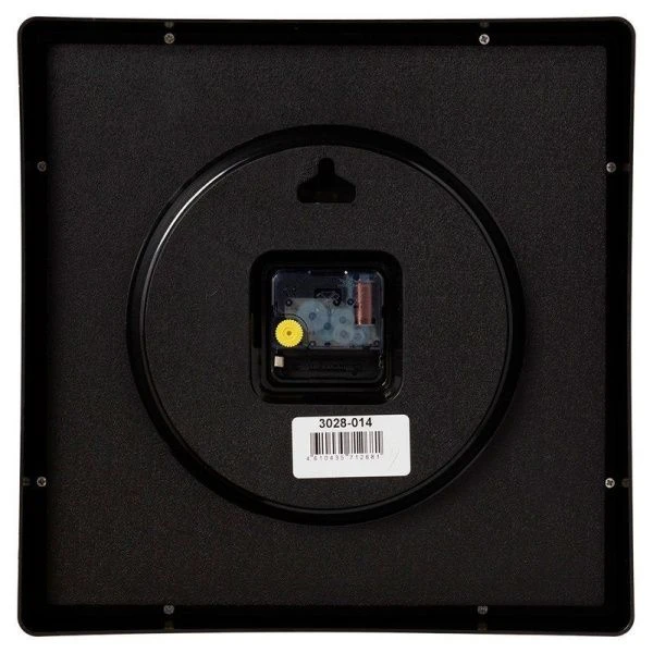 Часы настенные 30*30см пластик РУБИН Мечеть черный (10)