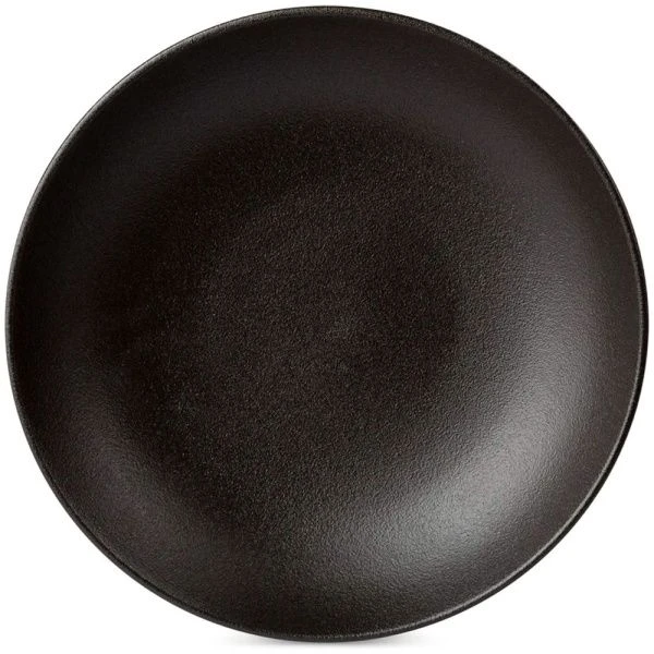 Тарелка глубокая 600мл 20см фарфор ROCK BLACK суповая DM8021 (6)