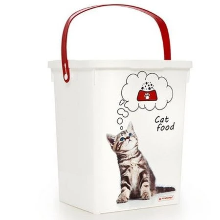 Контейнер для корма животных 5л 196*167*230мм пластик КОШКИ (18) Контейнер для корма животных 5л 196*167*230мм пластик КОШКИ (18)