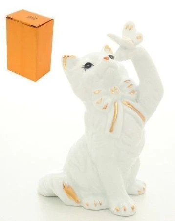 яяяФигурка Котенок с бабочкой 16,5см (24)