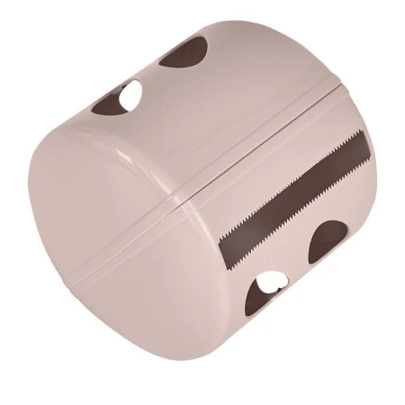 Держатель для туалетной бумаги 13,4*13*12,4см пластик Light бежевый топаз (30)