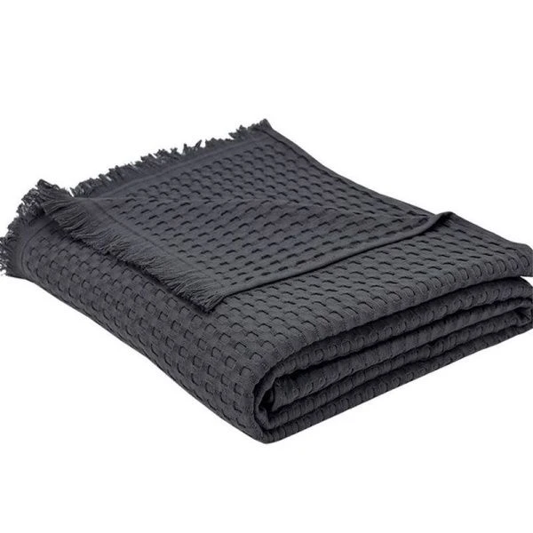 Простыня вафельная 150*200см серая