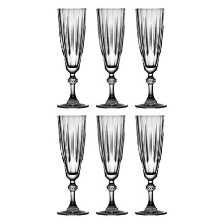 Бокалы для шампанского набор 6шт 170мл стекло ДАЙМОНД 440069В (4)
