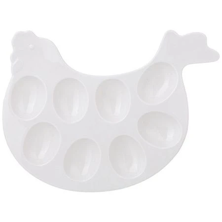 Блюдо для 8 яиц 25,8*21*2,2см фарфор Sunday (12)