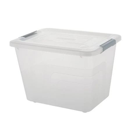 Ящик для хранения 18л 38,1*29*27,3см пластик Bergen натуральный (10)