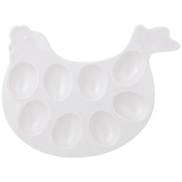 Блюдо для 8 яиц 25,8*21*2,2см фарфор Sunday (12)