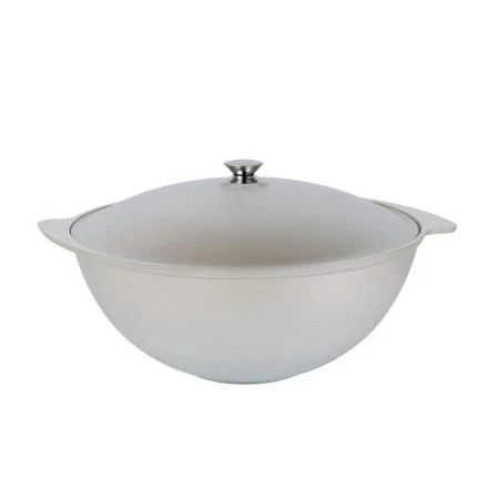 Казан для плова 8л алюминий с крышкой (5)