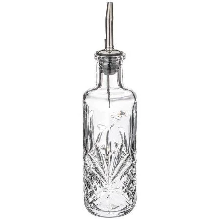 Бутылка для масла/уксуса 220мл 6*6см высота 17см стекло Muza (24) ВЫВОД