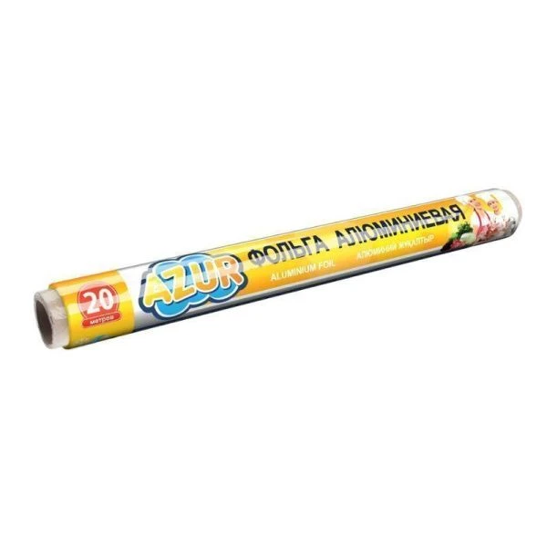 Фольга ал 8мкм/ 0,29*20м рулон AZUR (40)