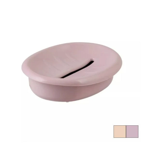 Мыльница 13,5*10,5*4см пластик настольная (54)