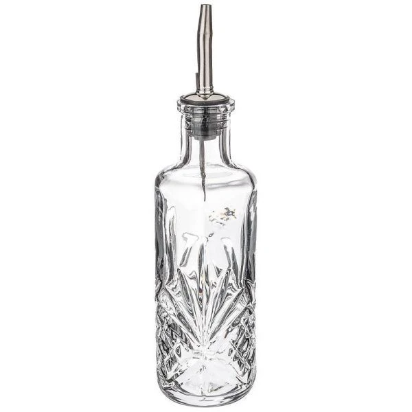 Бутылка для масла/уксуса 220мл 6*6см высота 17см стекло Muza (24) ВЫВОД