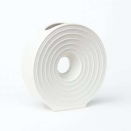 Ваза для цветов 24см керамика белая JC-16117 (16)