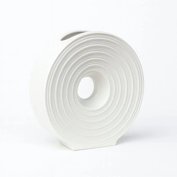 Ваза для цветов 24см керамика белая JC-16117 (16)