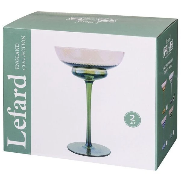 Креманки набор 2шт 220мл стекло Twist & Shine (8)