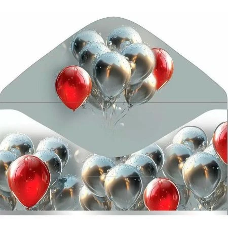 Конверт для денег 16,8*8,4см С Днем рождения! (10)