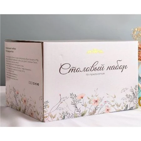Столовый набор 19пр фарфор ОЛИВИ (2)
