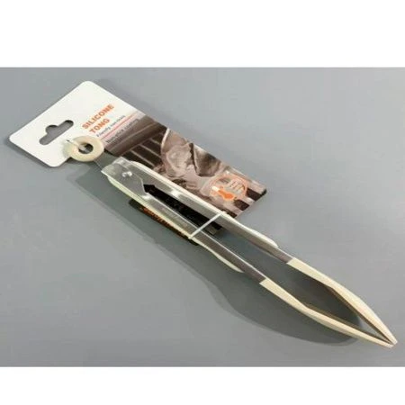 Щипцы кулинарные 26см силикон Kitchen Pro DH3599-WHITE/JC-18324 (12/96)