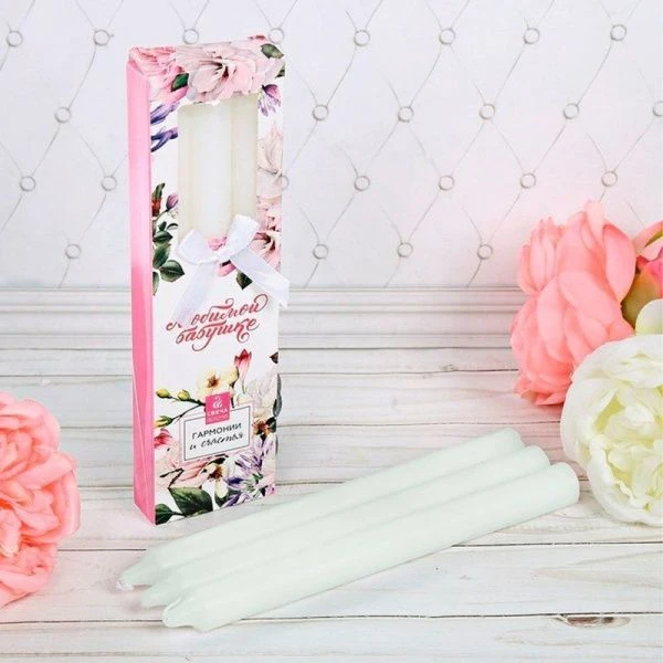 Набор свечей Любимой бабушке 39 х 152 см 2890221