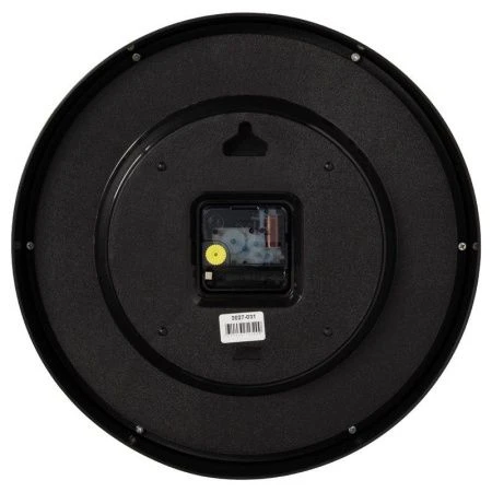 Часы настенные 30см пластик РУБИН Светящиеся черный (10)