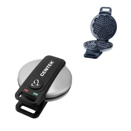 Вафельница нерж.сталь АП Centek CT-1449 стальная 1000Вт венские 5 сердец 18,7см, max t° 220°С