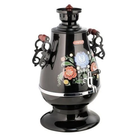 Самовар электрический 2100Вт черный 4л поддерж. t+LED индикатор, керам.чайник СТ-0091 B (2)