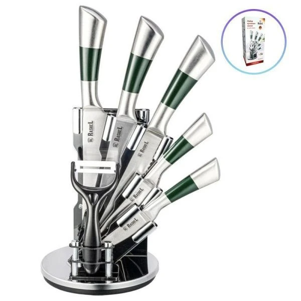 Набор ножей 6пр нерж.сталь на акрил.подставке (6)