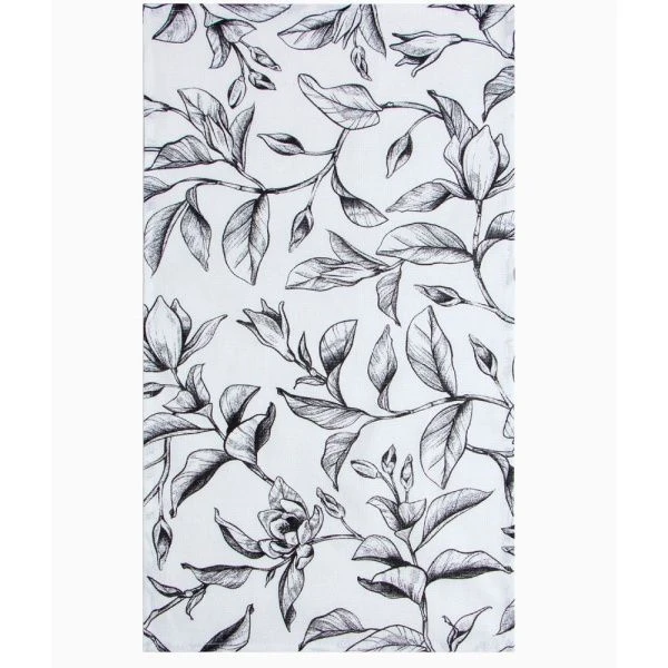 Полотенце кухонное 35*60см рогожка Plant leaves 164 г/м2