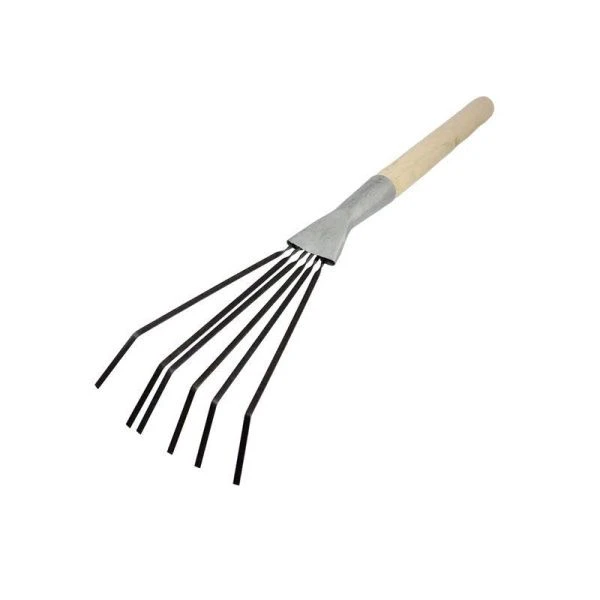 Грабли веерные пластинчатые цветочные с ручкой С661/1 (10)