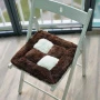 Сидушка на стул (табурет) 40*40 искусственный мех шоколадная JC-15722 (100) Сидушка на стул (табурет) 40*40 искусственный мех шоколадная JC-15722 (100)