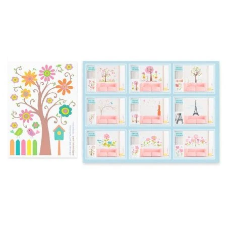 Наклейка декоративная 70*50см (12видов) PEZ1001-1012 (120)