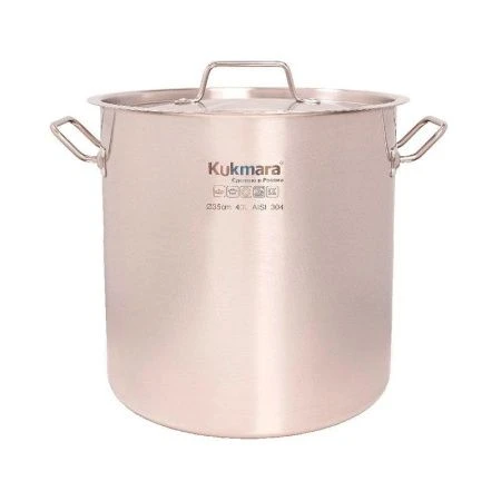 Котел 40л нерж.сталь HoReCa с мет.крышкой d40* h34см /HRC-SP40040M (1)