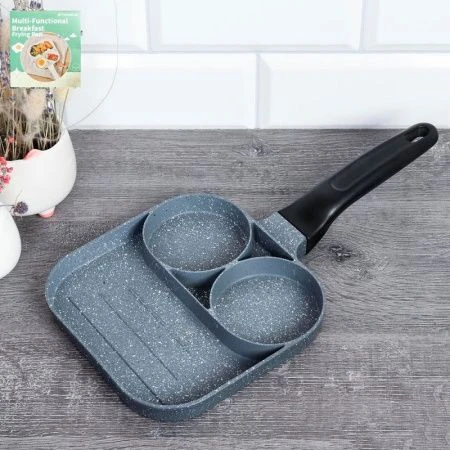 Сковорода для завтрака 17,5*17,5см алюминий АП бакелит.ручка RSD-58 (24)