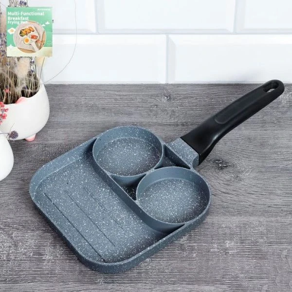 Сковорода для завтрака 17,5*17,5см алюминий АП бакелит.ручка RSD-58 (24)