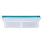 Контейнер пищевой 1л 20,1*13,1*6,4см пластик Экстра лок Bright с разделителями хвоя (12)