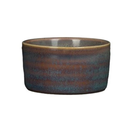 Сосник 75мл 6,5см фарфор TERRA сине-коричневый [11023] (6)