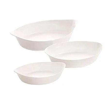 СМАРТ КУЗИН Набор форм жаропрочных овальных стекло 32*20,5/38*23/29,5*17,5см (4)